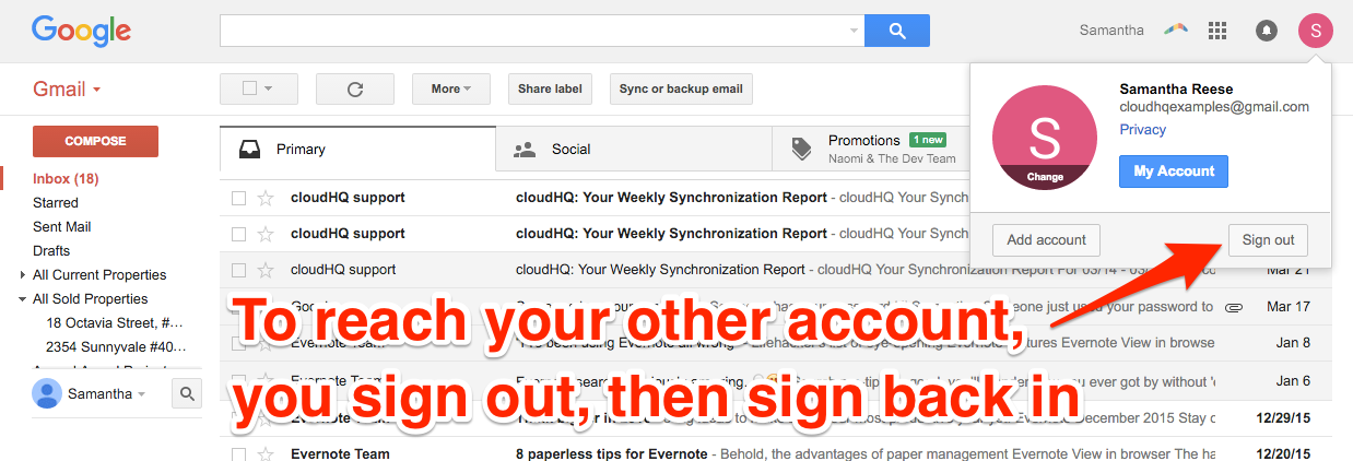 frequent log out for google account in mac